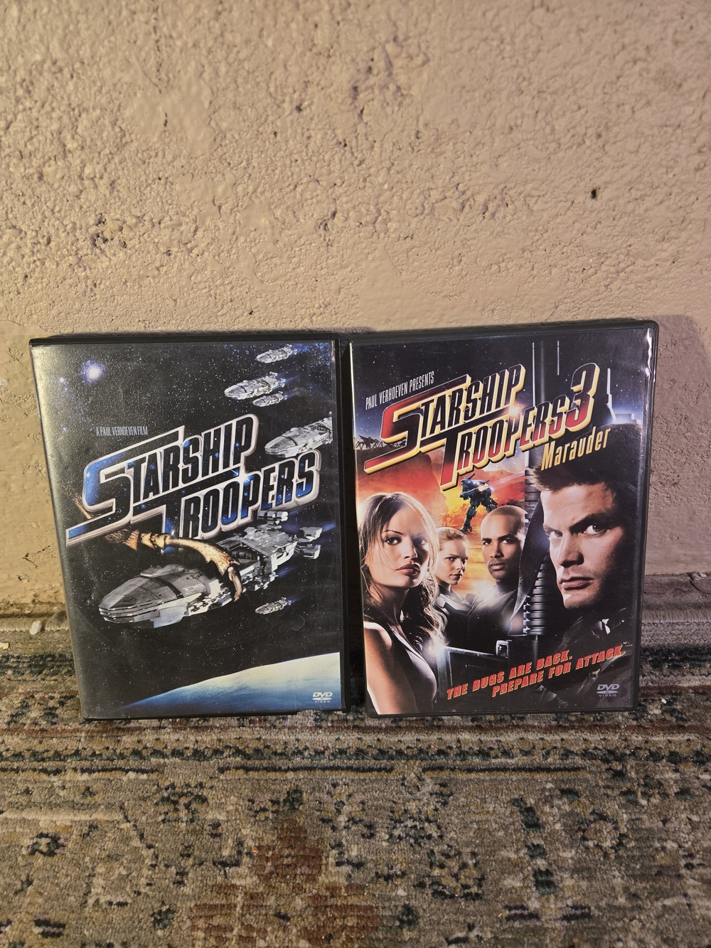 Lot Of Starship Troopers: Starship Troopers /Starship Troopers 3 Maurader Dvds